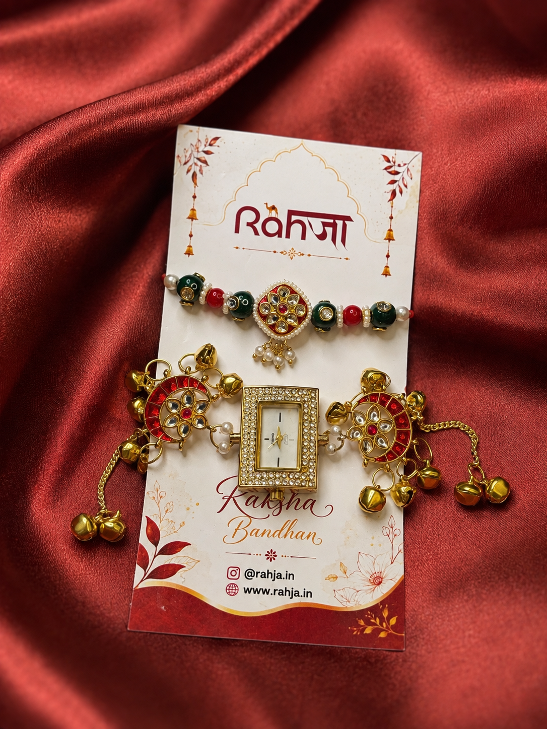 Kashmiri Watch Rakhi Set