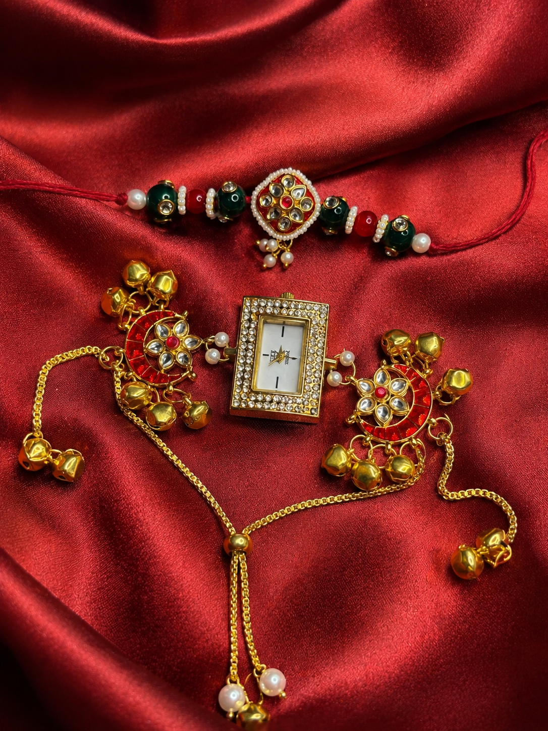 Kashmiri Watch Rakhi Set