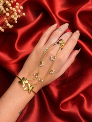 Hath-phool Bracelet Rakhi for Sister/Bhabh