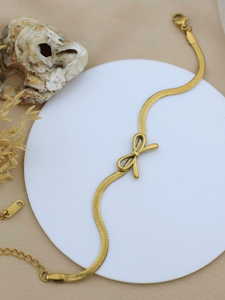 Anti-tarnish Bow Bracelet
