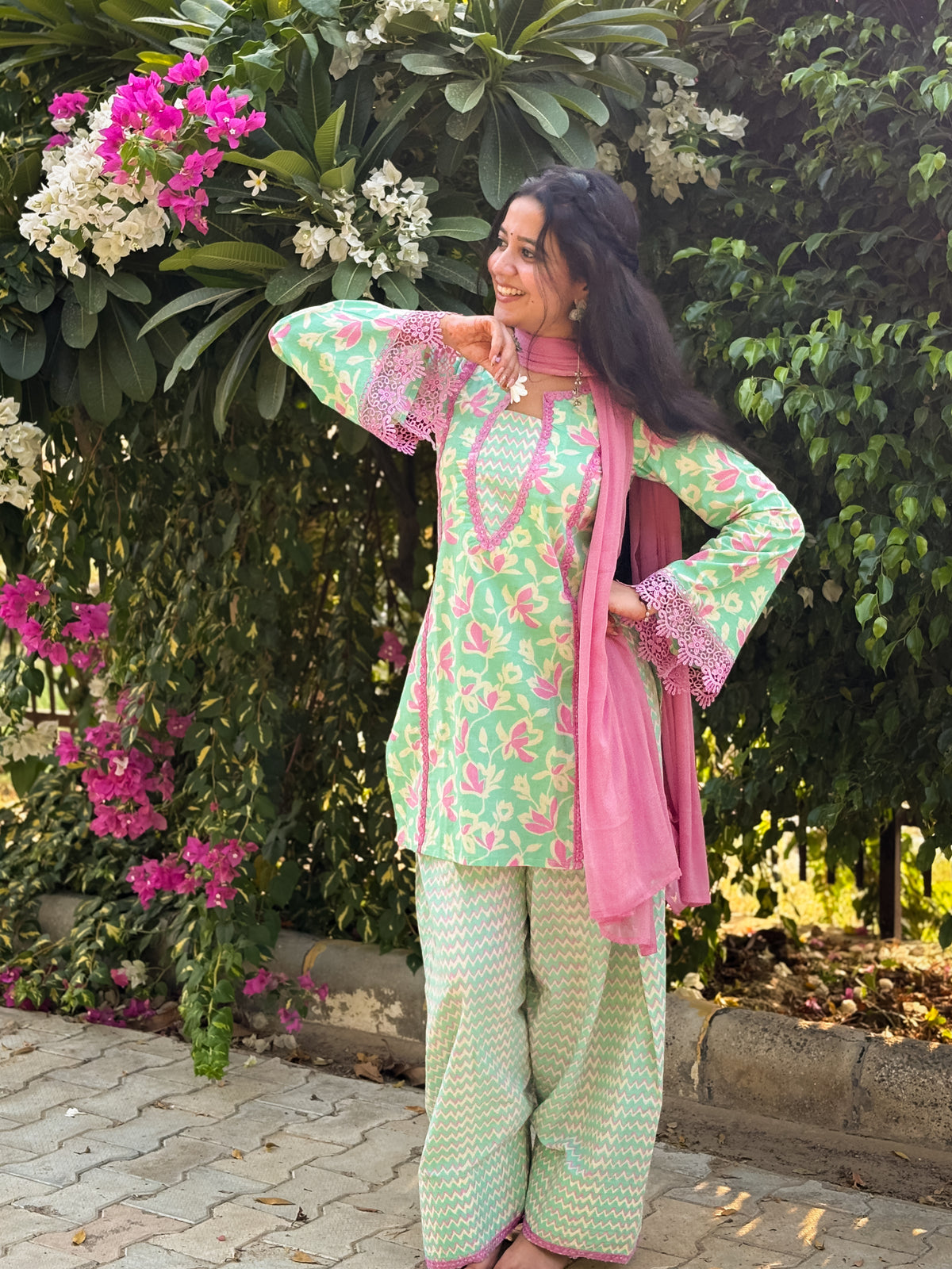 Reet Pastel Farshi Salwar Set