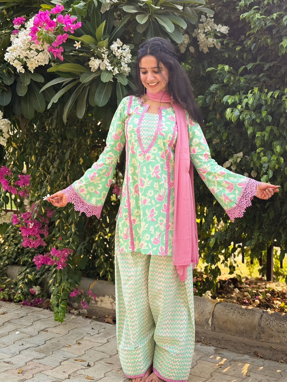 Reet Pastel Farshi Salwar Set