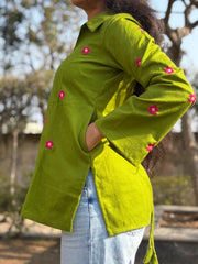 Gulbahaar Corset Back Woolen Kurti