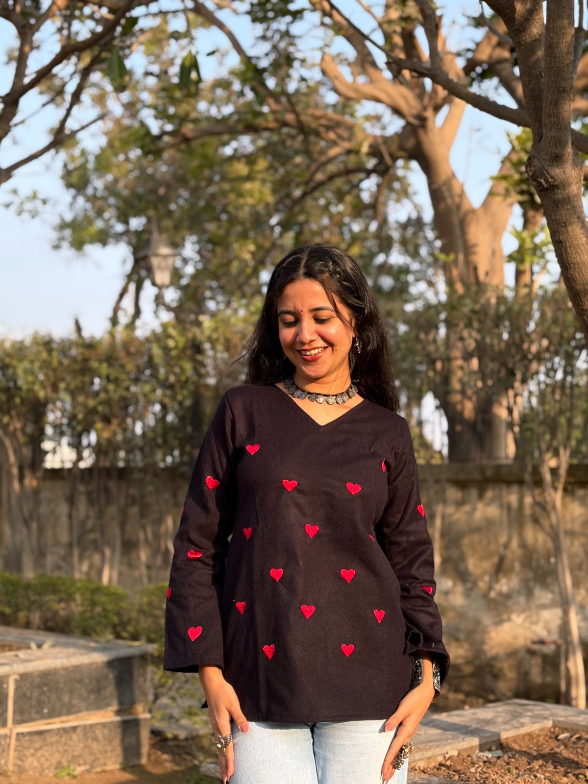 Dilruba Corset Back Woolen Kurti