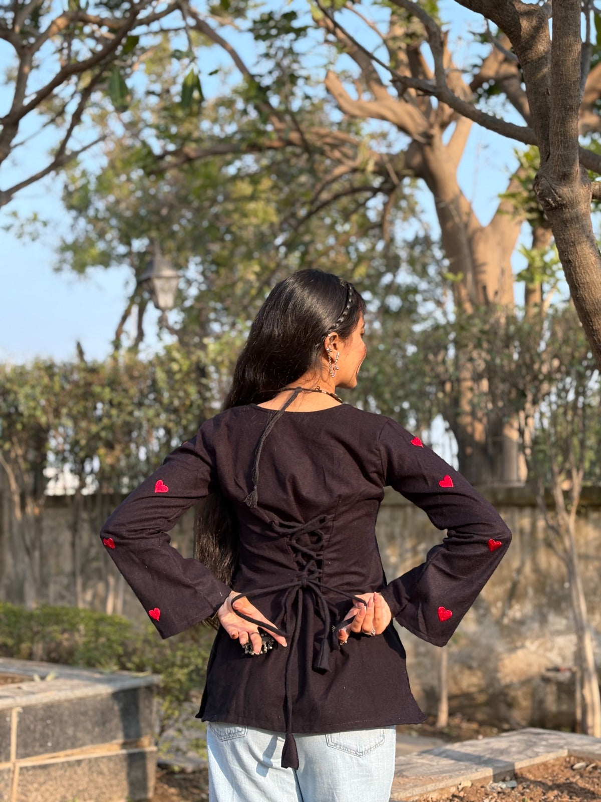 Dilruba Corset Back Woolen Kurti