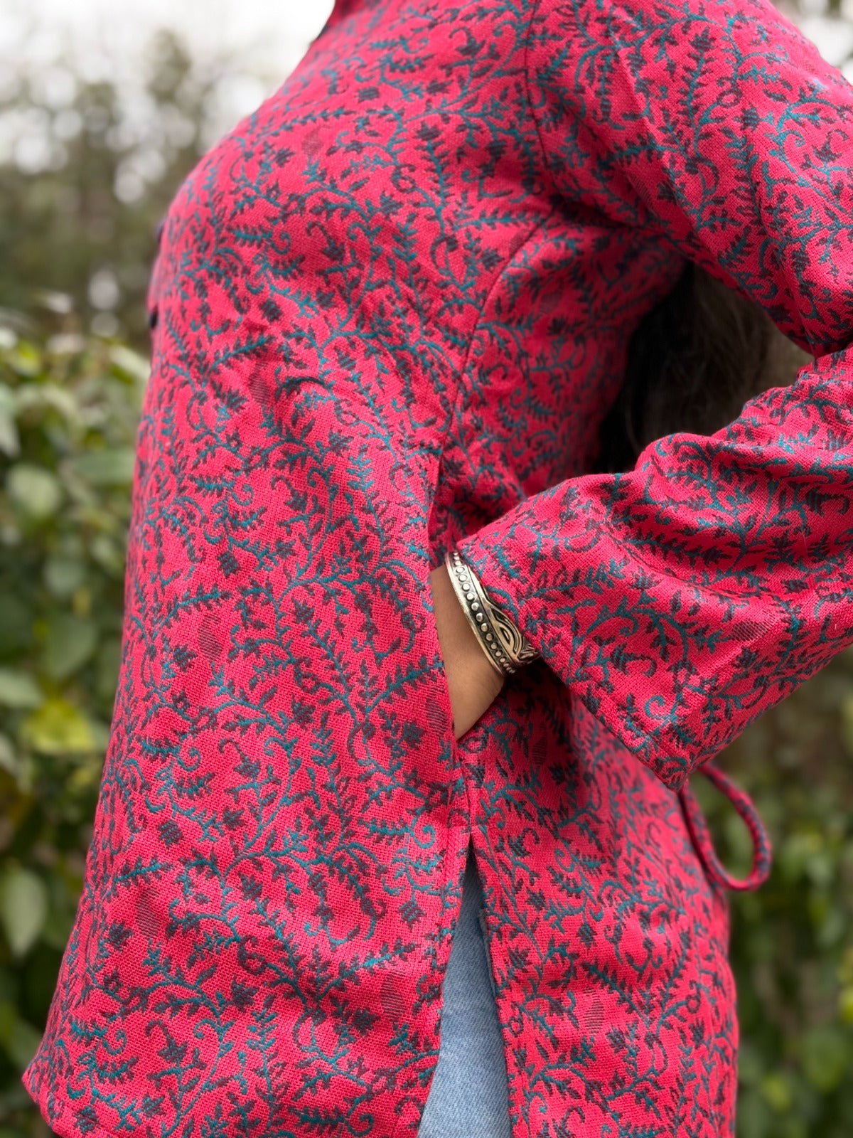 Rangrez Corset Back Woolen Kurti