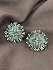 Premium Round Stud Earrings