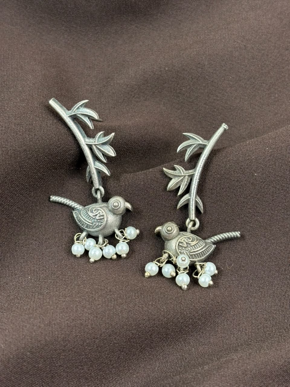 Bird Leaf Premium Earrings