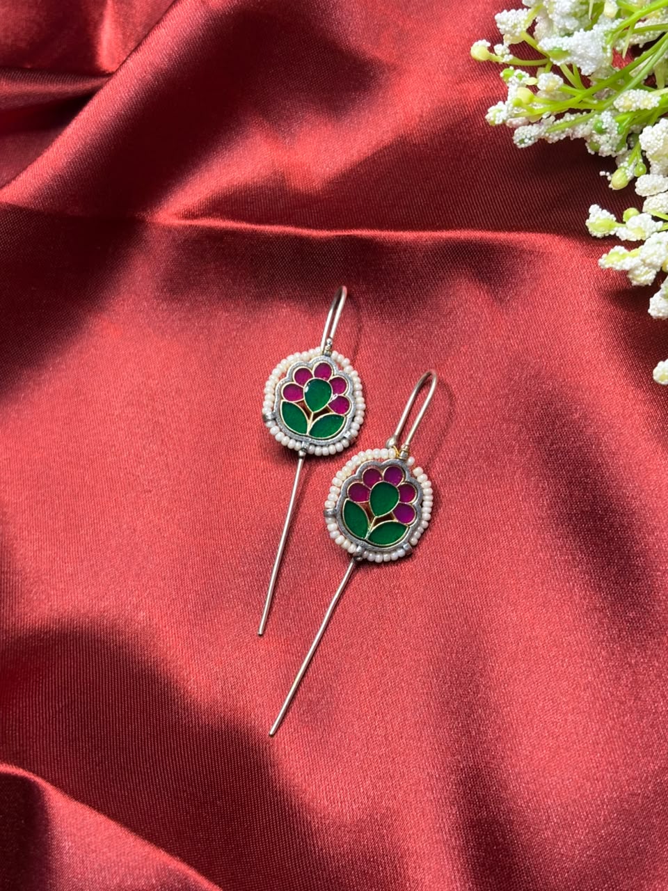 Meena Kari Floral Ear cuffs